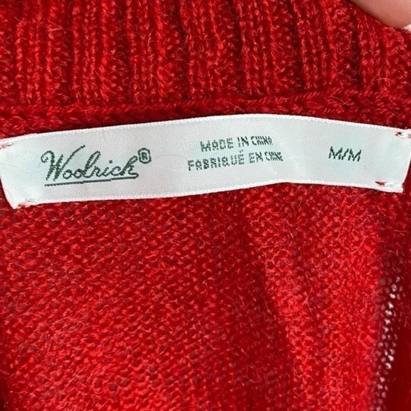 Woolrich • Red Wool Mohair Coffee Mug Sweater - Picture 6 of 6